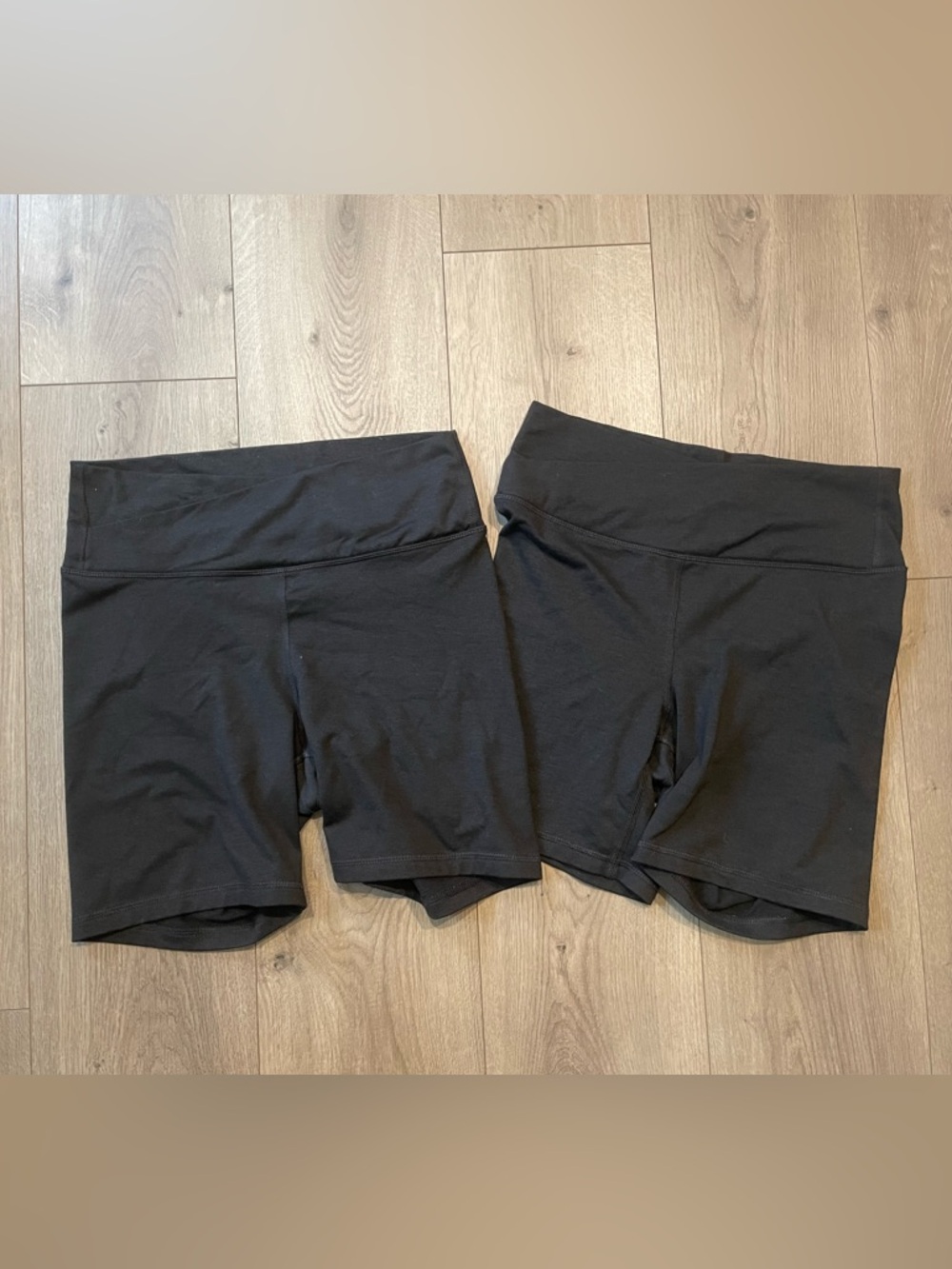 Old Navy Black High-Waist Bike Shorts Duo